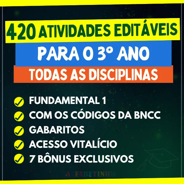 Atividades 3º Ano Ensino Fundamental BNCC 2025