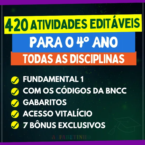 Atividades 4º Ano Ensino Fundamental BNCC 2025