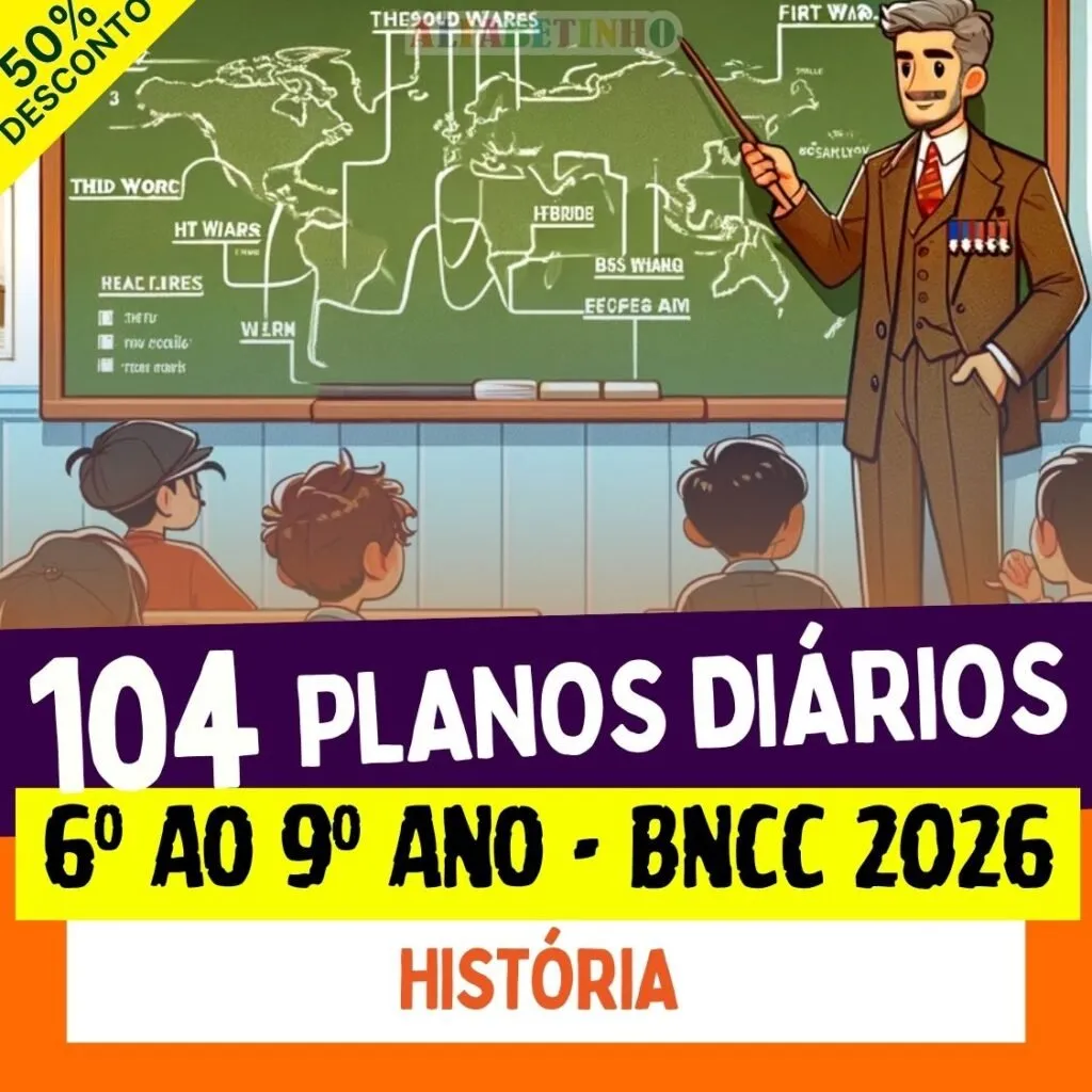 PLANOS DIÁRIOS - HISTÓRIA - 6º ao 9º ano - BNCC 2026