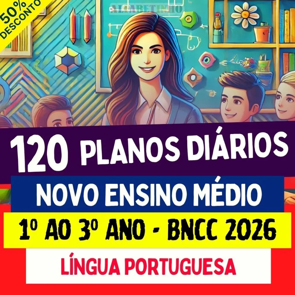 PLANOS DIÁRIOS - LÍNGUA PORTUGUESA - Ensino Médio - BNCC 2026