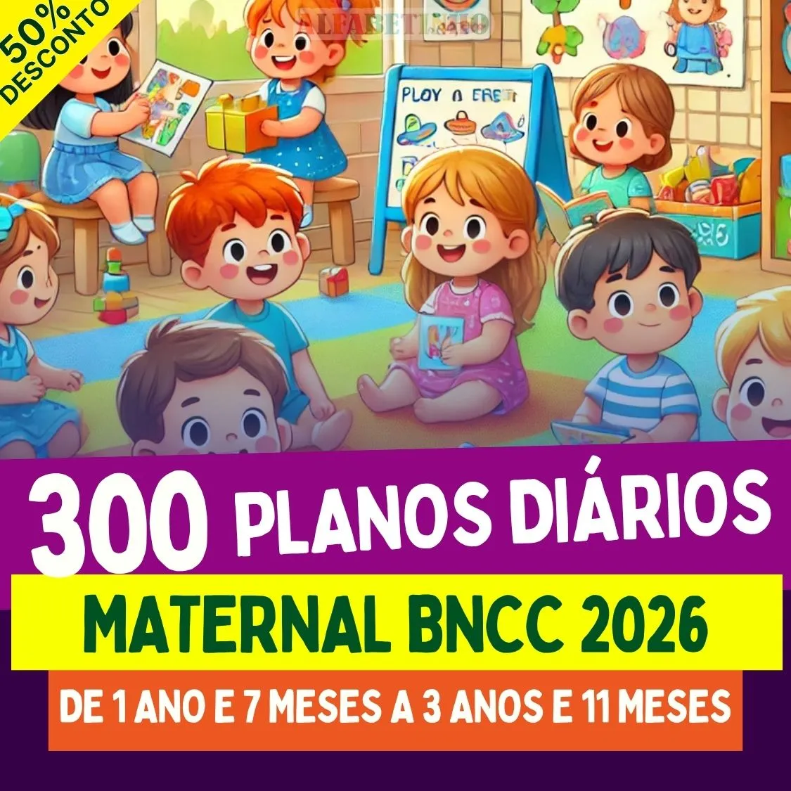 300 PLANOS DIÁRIOS - MATERNAL - 2026