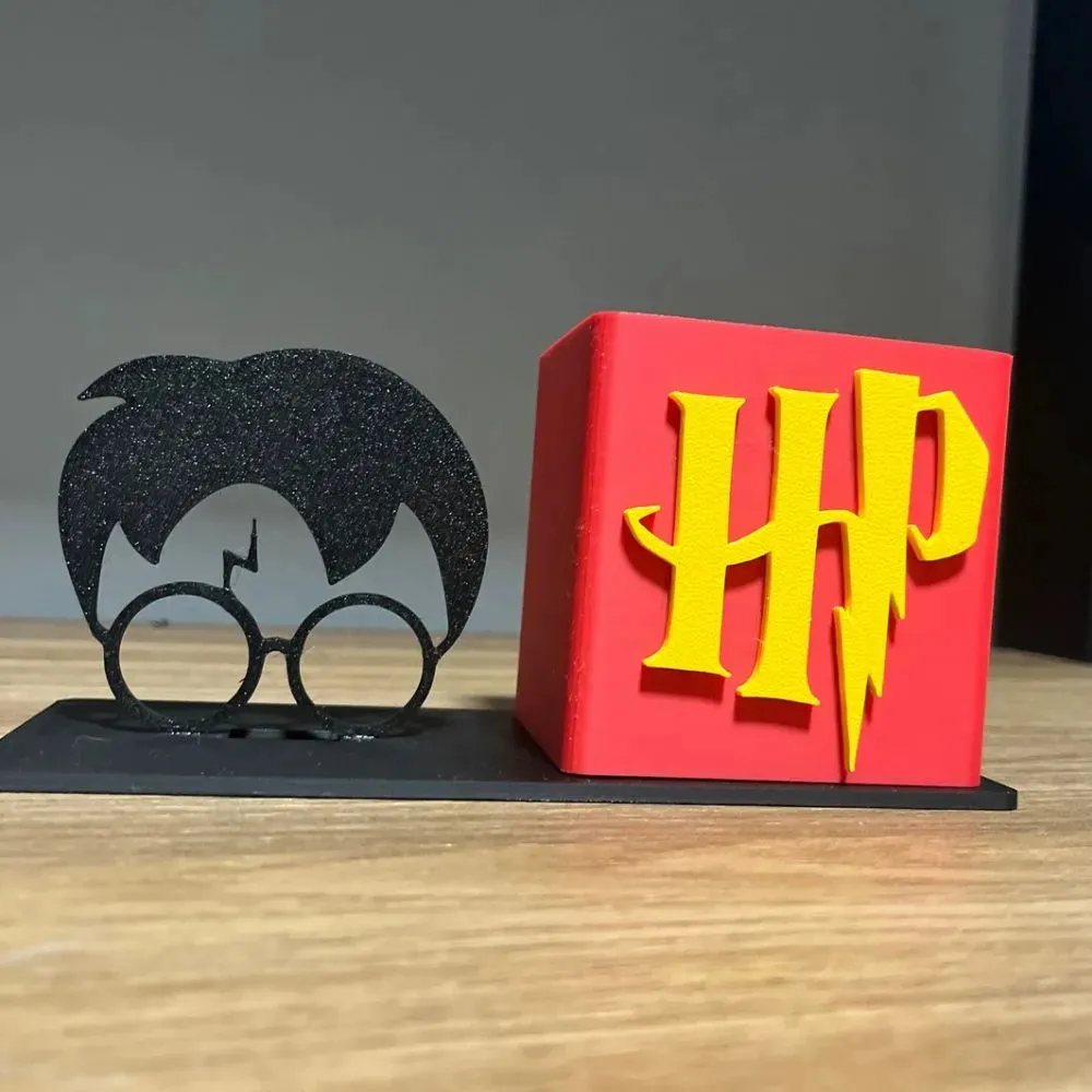 Porta Lápis e Canetas Temático Harry Potter para Organização de Materiais Escolares em Sala de Aula Professores Papelaria Criativa